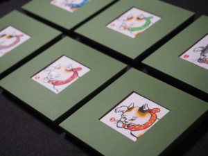 大人のぬり絵　なぞり描き